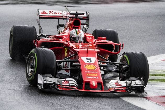 Motorsports: FIA Formula One World Championship WM Weltmeisterschaft 2017, Grand Prix of Italy, 5 Sebastian Vettel (GER, Scuderia Ferrari), Monza Italy xHOCHxZWEIx