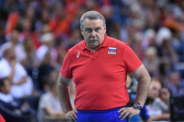 Volleyball, EM, Russland - Belgien 2017.09.02 Krakow Siatkowka , Mistrzostwa Europy mezczyzn 2017 , LOTTO Eurovolley Poland 2017 Rosja - Belgia N z Sergei Shliapnikov of Russia Foto Krzysztof Porebski PressFocus 2017.09.02 Krakow Volleyball , CEV Volleyball European Championship EM Europameisterschaft - Men , LOTTO Eurovolley Poland 2017 Russia - Belgium Sergei Shliapnikov of Russia Credit: Krzysztof Porebski PressFocus NEWSPIX.PL --- Newspix.pl FRANCE OUT!  20170902PF_KP192
