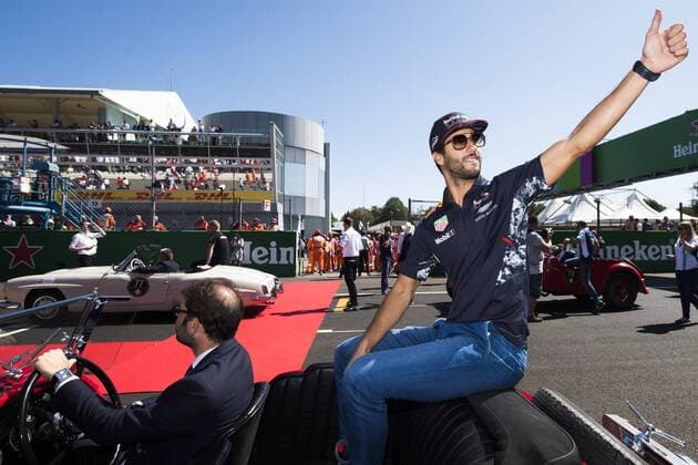 Motorsports: FIA Formula One World Championship WM Weltmeisterschaft 2017, Grand Prix of Italy, 3 Daniel Ricciardo (AUS, Red Bull Racing), Monza Italy xHOCHxZWEIx