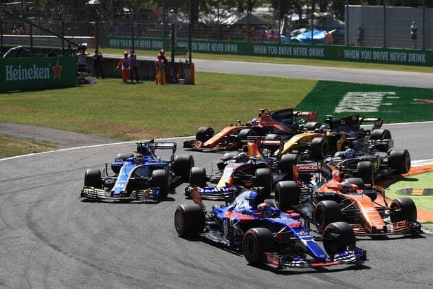 3rd September 2017, Autodromo Nazionale Monza, Monza; Italian Grand Prix, Race Day; Carlos Sainz - Scuderia Toro Rosso STR12 xOctanex  ActionPlus11925444