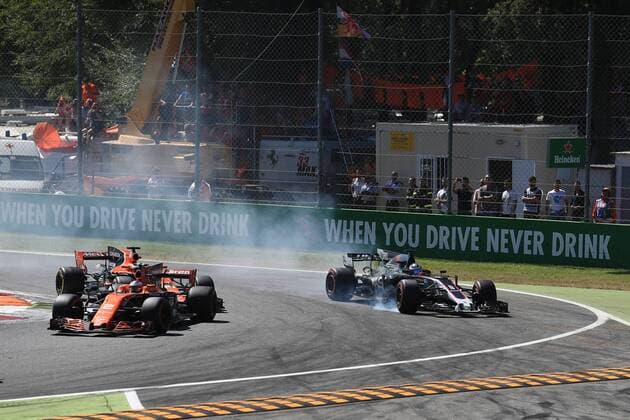 3rd September 2017, Autodromo Nazionale Monza, Monza; Italian Grand Prix, Race Day; Romain Grosjean - Haas F1 Team VF-17 xOctanex  ActionPlus11925454