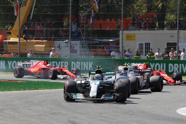 03.09.2017- Race, Valtteri Bottas (FIN) Mercedes AMG F1 W08 Italian Grand Prix, Monza 31 August - 03 September 2017 03.09.2017- Race, Valtteri Bottas (FIN) Mercedes AMG F1 W08 