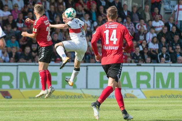 Santiago Ascacibar 06 (VFB Stuttgart, SG Sonnenhof Grossaspach gegen VFB Stuttgart, Fussball, Testspiel, Laenderspielpause, 03.09.2017, Grossaspach Copyright: xWalther xEibner-Pressefotox EP_swr