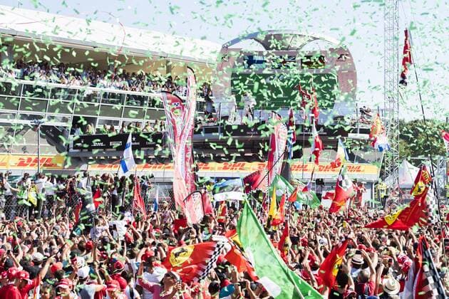 Motorsports: FIA Formula One World Championship WM Weltmeisterschaft 2017, Grand Prix of Italy, 77 Valtteri Bottas (FIN, Mercedes AMG Petronas F1 Team), 44 Lewis Hamilton (GBR, Mercedes AMG Petronas F1 Team), 5 Sebastian Vettel (GER, Scuderia Ferrari), Monza Italy xHOCHxZWEIx
