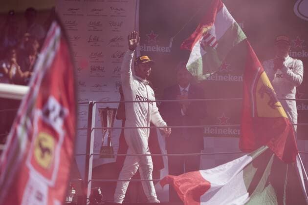 Motorsports: FIA Formula One World Championship WM Weltmeisterschaft 2017, Grand Prix of Italy, 44 Lewis Hamilton (GBR, Mercedes AMG Petronas F1 Team), Monza Italy xHOCHxZWEIx