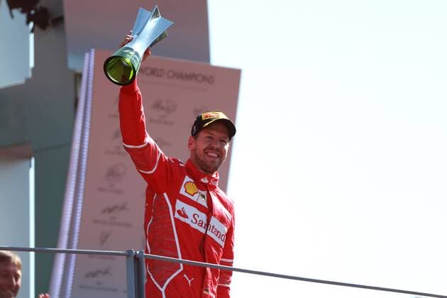 Motorsports: FIA Formula One World Championship WM Weltmeisterschaft 2017, Grand Prix of Italy, 5 Sebastian Vettel (GER, Scuderia Ferrari), Monza Italy xHOCHxZWEIx