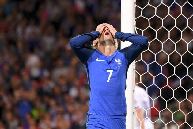 Themen der Woche - SPORT Bilder des Tages - SPORT Fußball, WM Quali, Frankreich - Luxemburg 07 ANTOINE GRIEZMANN (fra) - DECEPTION FOOTBALL : France vs Luxembourg - Qualifications Coupe du Monde 2018 - 03 09 2017 AnthonyBIBARD FEP Panoramic 