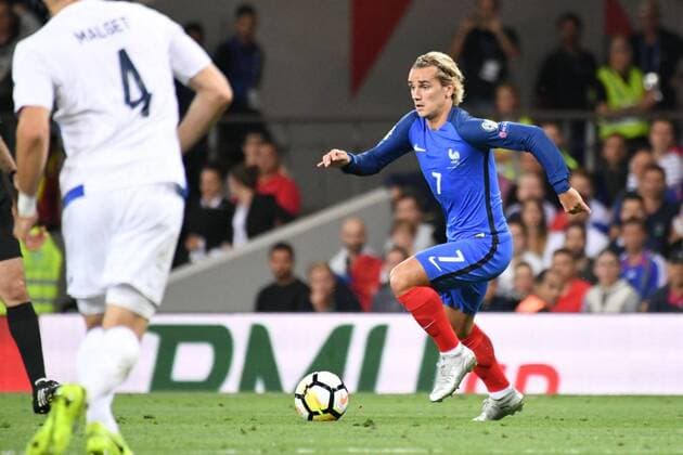 Fußball, WM Quali, Frankreich - Luxemburg 07 ANTOINE GRIEZMANN (fra) FOOTBALL : France vs Luxembourg - Qualifications Coupe du Monde 2018 - 03 09 2017 AnthonyBIBARD FEP Panoramic 