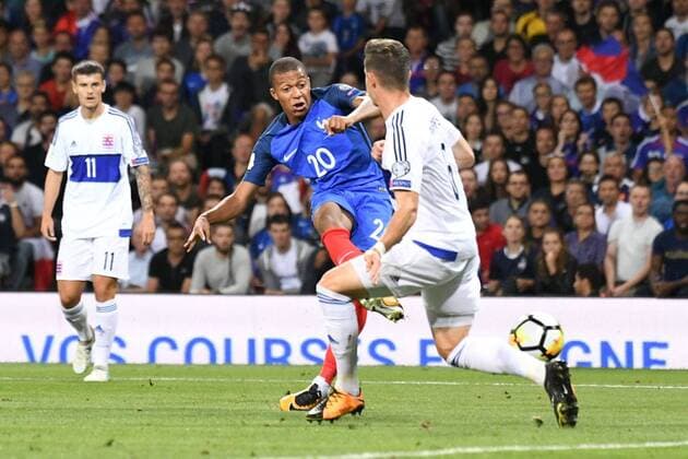 Fußball, WM Quali, Frankreich - Luxemburg 20 Kylian MBAPPE (fra) FOOTBALL : France vs Luxembourg - Qualifications Coupe du Monde 2018 - 03 09 2017 AnthonyBIBARD FEP Panoramic 