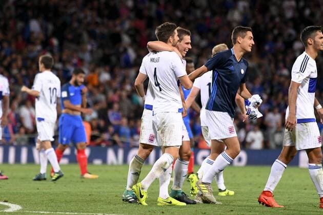 EQUIPE DE FOOTBALL DU LUXEMBOURG - JOIE FOOTBALL : France vs Luxembourg - Qualifications Coupe du Monde 2018 - 03 09 2017 AnthonyBIBARD FEP Panoramic 