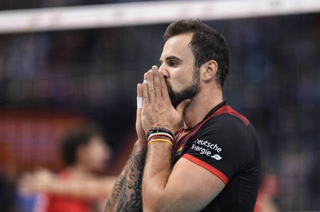 Bilder des Tages - SPORT 2017.09.03 Krakow Siatkowka , Mistrzostwa Europy mezczyzn 2017, final , LOTTO Eurovolley Poland 2017 Niemcy - Rosja N z Gyorgy Grozer of Germany Foto Krzysztof Porebski PressFocus 2017.09.03 Krakow Volleyball , CEV Volleyball European Championship EM Europameisterschaft - Men final , LOTTO Eurovolley Poland 2017 Germany - Russia Gyorgy Grozer of Germany Credit: Krzysztof Porebski PressFocus NEWSPIX.PL --- Newspix.pl FRANCE OUT!  20170903PF_KP337