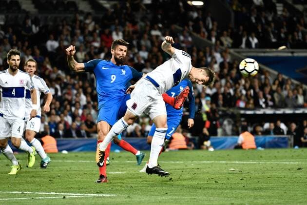 Olivier Giroud (fr) FOOTBALL : France vs Luxembourg - Match de Qualification Coupe du Monde 2018 - Toulouse - 03 09 2017 ThierryBreton Panoramic 