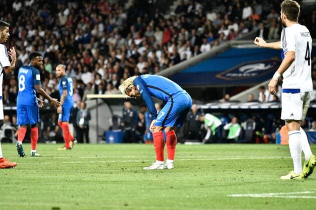 Antoine Griezmann (fr) FOOTBALL : France vs Luxembourg - Match de Qualification Coupe du Monde 2018 - Toulouse - 03 09 2017 ThierryBreton Panoramic 
