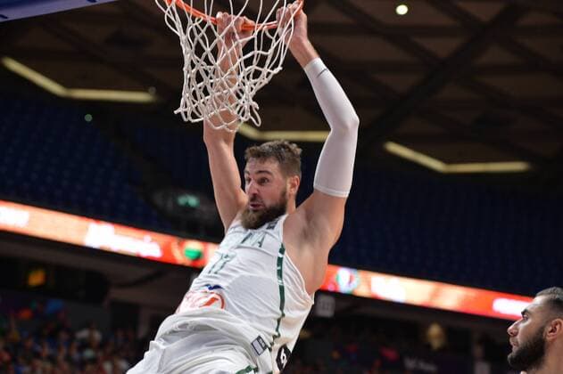 Israel: Eurobasket group B Lithuania vs Italy Jonas Valanciunas of Lithuania during Erurobasket Group B a game between Georgia vs Israel , Telaviv 03 09 2017  MichelexLongox xPacificxPress