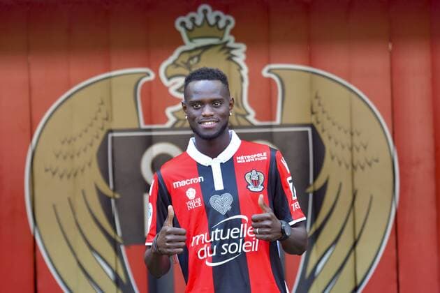 Racine Coly (OGC Nice) FOOTBALL : Presentation nouvelles recrues OGC Nice - Ligue 1 - Nice - 04 09 2017 NorbertScanella Panoramic 