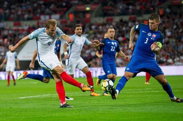 Harry Kane of England during the World Cup 2018 Qualifiers Group F match between England and Slovakia at Wembley Stadium, London, England on 4 September 2017. Copyright: xSalvioxCalabresex 16520069