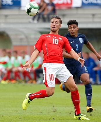 04.09.2017 Schützenwiese Winterthur , SCHWEIZ , Saison 2017 2018 Herren Fussball U20 Schweiz - England Oliveira Roberto Emanuel (Schweiz U20) 