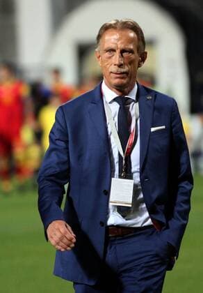 04.09.2017 Podgorica(Montenegro) Montenegro-Romania World cup Russia 2018 European qualifiers men s football Christoph Daum Romania head coach :Str 