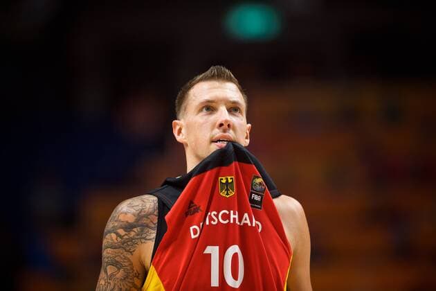 EuroBasket 2022, DBB, Historie, EM - Historie Basketball Tel Aviv 05.09.2017 Eurobasket 2017 Europameisterschaft der Herren Vorrunde Italien (ITA) - Deutschland (GER) Daniel Theis (Deutschland, No.10)