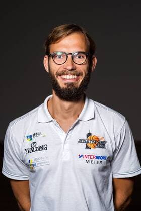 Science City Jena Mannschaft 2017 2018 easycredit BBL am 5. September 2017 Trainer Björn Harmsen, Portait. Sparkassen Arena