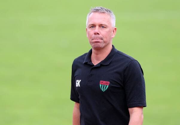 v.li.: Trainer Gerd Klaus (1. FC Schweinfurt 05), Portrait, Fussball, Regionalliga Bayern, 1. FC Schweinfurt 05 - TSV Buchbach,