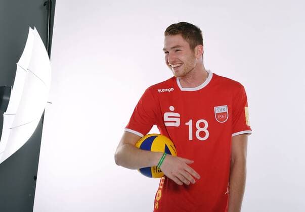 Volleyball 1. Bundesliga Saison 2017 2018 Media Day Fotoshooting TV Rottenburg 08.09.2017 Tim Grozer Rottenburg