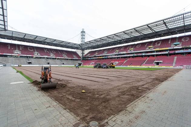 Bauarbeiten beim 1. FC Koeln im RheinEnergieSTADION. Koeln Copyright: xBenjaminxHorn xEibner-Pressefotox EP_bhorn