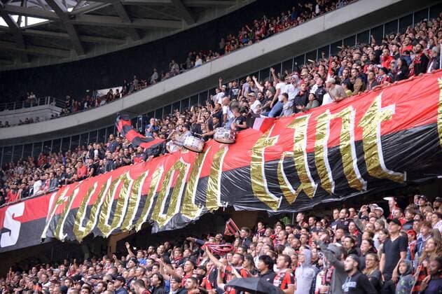 ILLUSTRATION - SUPPORTERS - BANDEROLE FOOTBALL : Nice vs Monaco - Ligue 1 - 09 09 2017 FEP Panoramic 