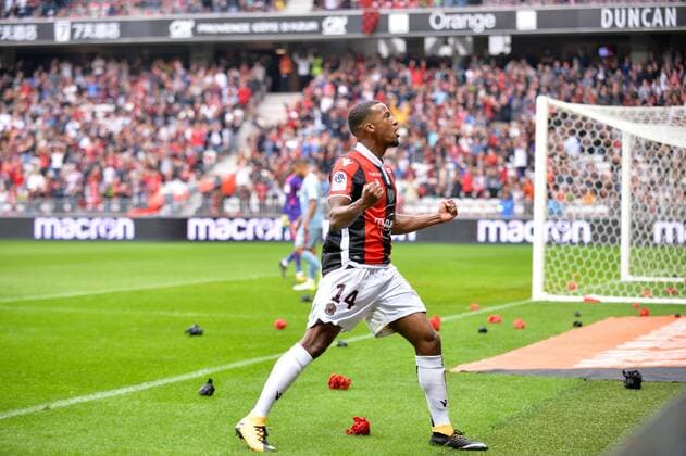 14 Alassane PLEA (nice) - JOIE FOOTBALL : Nice vs Monaco - Ligue 1 - 09 09 2017 FEP Panoramic 