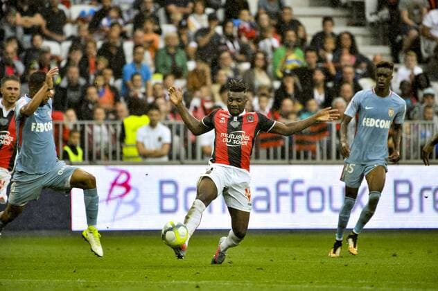 Allan Saint Maximin (OGC Nice) FOOTBALL : OGC Nice vs AS Monaco - Ligue 1 - Nice - 09 09 2017 NorbertScanella Panoramic 