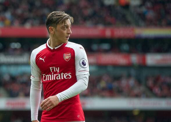 Mesut Ozil of Arsenal during the Premier League match between Arsenal and AFC Bournemouth at the Emirates Stadium, London, England on 9 September 2017. Copyright: xVincexMignottx 16570070