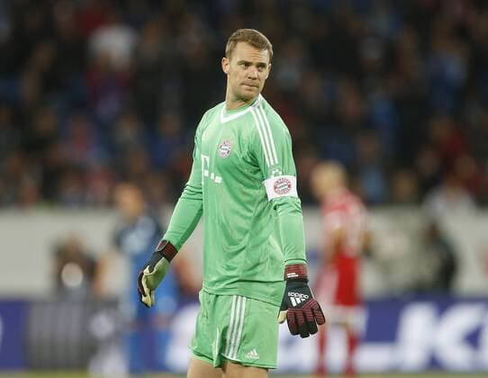 Enttäuschung Bayern, Manuel Neuer (Bayern) . 1899 Hoffenheim-FC Bayern München . Sinsheim, GER, 09.09.2017 , 3. Spieltag, Fussball 1. Bundesliga 2017 2018.