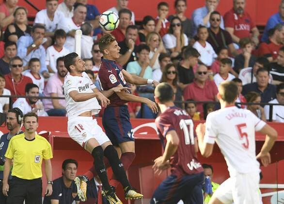 Escudero in party belonging to the Santander League, facing Sevilla FC vs Eibar CF, Sanchez Pizjuan Stadium, Sevilla, Andalucia, Spain, September 9, 2017, photo: Cristobal Duenas Cordon Press  xCristobalxDuenasx xx