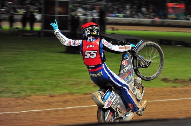 Sieger Matej Zagar (Slowenien) - Speedway GP von Deutschland in Teterow