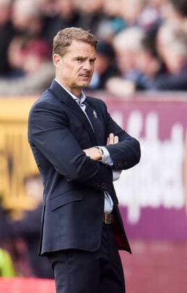 Crystal Palace manager Frank de Boer during the premier league match at the Turf Moor Stadium, Burnley. Picture date 10th September 2017. Picture credit should read: Paul Burrows Sportimage EDITORIAL USE ONLY. No use with unauthorised audio, video, data, fixture lists, club league logos or live services. Online in-match use limited to 120 images, no video emulation. No use in betting, games or single club league player publications.