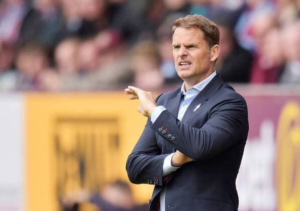 Crystal Palace manager Frank de Boer during the premier league match at the Turf Moor Stadium, Burnley. Picture date 10th September 2017. Picture credit should read: Paul Burrows Sportimage EDITORIAL USE ONLY. No use with unauthorised audio, video, data, fixture lists, club league logos or live services. Online in-match use limited to 120 images, no video emulation. No use in betting, games or single club league player publications.