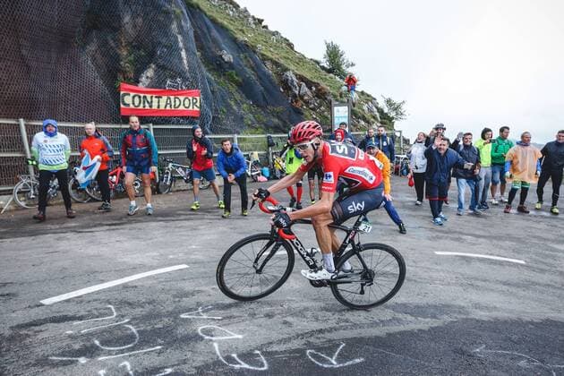 09-09-2017. Stage 20 of la Vuelta a Espana. Corvera - Angliru. Asturias, Espana. Chris Froome (GBR).  Copyright: xCronos AlvaroxCampox cronosavc9092017103447