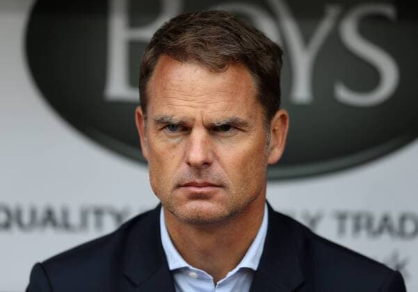 Burnley v Crystal Palace Premier League Crystal Palace manager Frank de Boer prior to the Premier League match at Turf Moor, Burnley Content Not Available For UK Newspapers Copyright: xSimonxMoorex FIL-10646-0058