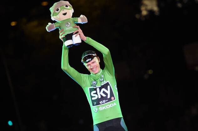 Bilder des Tages - SPORT 10-09-2017 Vuelta A Espana; Tappa 21 Arroyomolinos - Madrid; 2017, Team Sky; Froome, Christopher; Madrid; 