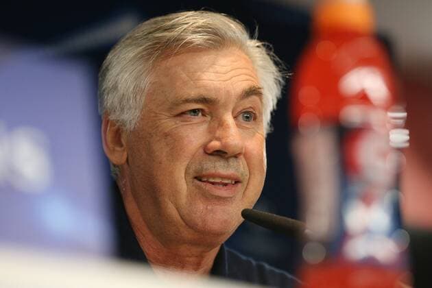 Bilder des Tages - SPORT Chef-Trainer Carlo Ancelotti (FC Bayern Muenchen), Pressekonferenz FC Bayern Muenchen, Fussball, Champions League, 11.09.2017 Muenchen Bayern Deutschland