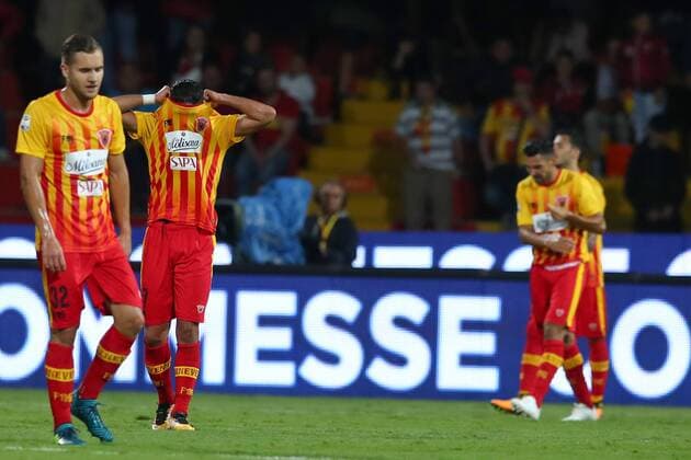 Delusione di Benevento, dejection Benevento 10-09-2017 Stadio Ciro Vigorito Football Campionato Serie A 2017 2018. Benevento - Torino Foto Cesare Purini Insidefoto CesarexPurini