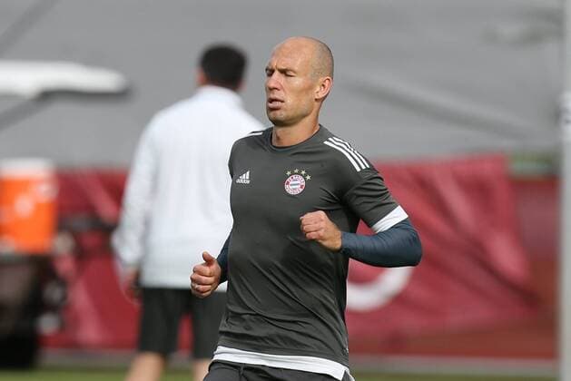 Arjen Robben 10 (FC Bayern Muenchen) beim Sprint, Training FC Bayern Muenchen, Fussball, Champions League, 11.09.2017 Muenchen Bayern Deutschland