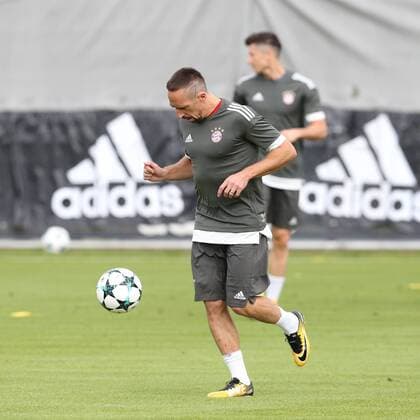 Franck Ribery war wie immer Ballverliebt. Training des FC Bayern Muenchen am 11.09.2017 an der Saebener Strasse. Muenchen Copyright: xEIBNER MarcelxEngelbrechtx EP_MET