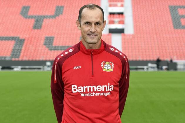 Fußball, GER, 1.BL, Porträttermin 2017 2018, Bayer Leverkusen: Cheftrainer Heiko Herrlich (LEV). Einzelbild, Portrait, Porträt.