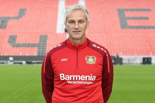 Fußball, GER, 1.BL, Porträttermin 2017 2018, Bayer Leverkusen: Xaver Zembrod (LEV). Einzelbild, Portrait, Porträt.