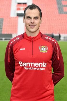 Fußball, GER, 1.BL, Porträttermin 2017 2018, Bayer Leverkusen: David Thiel (LEV). Einzelbild, Portrait, Porträt.