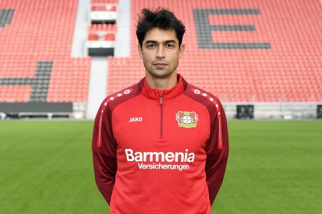 Fußball, GER, 1.BL, Porträttermin 2017 2018, Bayer Leverkusen: Schahriar Bigdeli (LEV). Einzelbild, Portrait, Porträt.