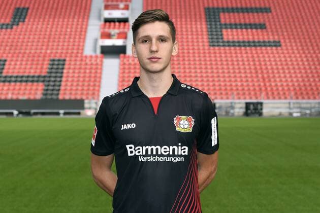 Fußball, GER, 1.BL, Porträttermin 2017 2018, Bayer Leverkusen: Panagiotis Retsos (LEV). Einzelbild, Portrait, Porträt.
