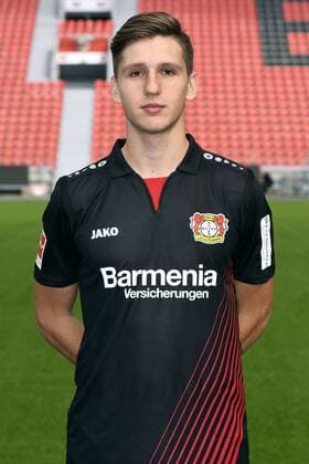 Fußball, GER, 1.BL, Porträttermin 2017 2018, Bayer Leverkusen: Panagiotis Retsos (LEV). Einzelbild, Portrait, Porträt.