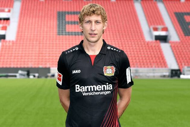 Fußball, GER, 1.BL, Porträttermin 2017 2018, Bayer Leverkusen: Stefan Kiessling (LEV). Einzelbild, Portrait, Porträt.